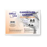 Carton A6 250gr Kraft natur 20 coli