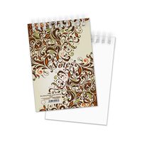 Bloc notes A6 50 file spirala-Libra, veline, Floral