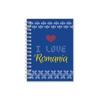 Carnetel A6 100F spirala l Love Romania
