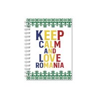Carnetel A6 100F spirala Romania-keep calm