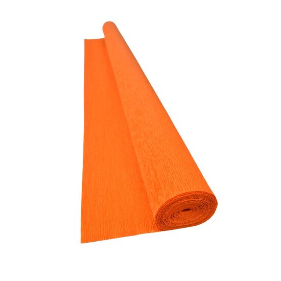 Hartie creponata elastica floristica 90gr - Orange-374
