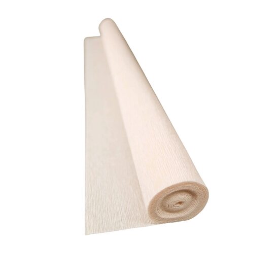 Hartie creponata elastica floristica 90gr - Ivory-352