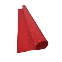 Hartie creponata elastica floristica 90gr - Red-392