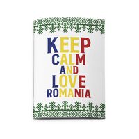 Carnetel A6 32 file capsat Romania-Keep calm