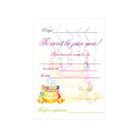 Invitatie petrecere copii set 10 - model tort