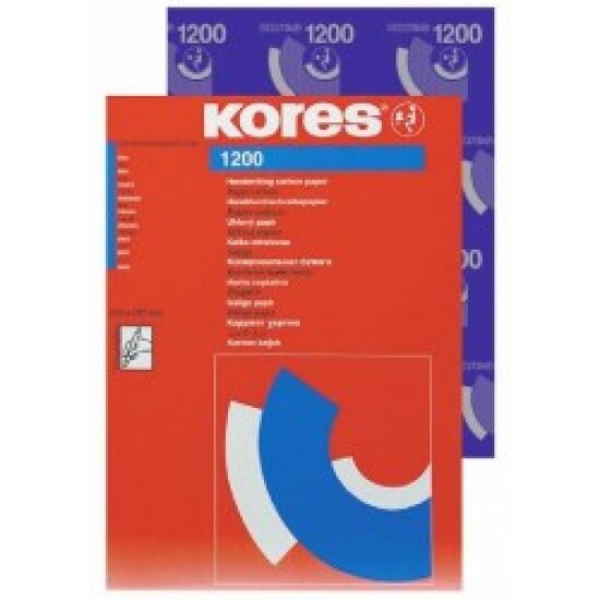 Indigo A4 KORES albastru top.100