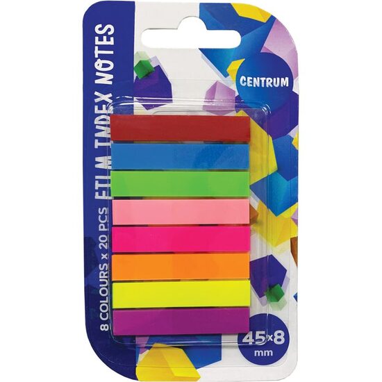Index plastic 8 culori 45x8 mm 83504 CE