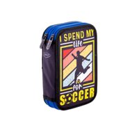 Penar 2 fermoare echipat I spend my life for soccer PE256E