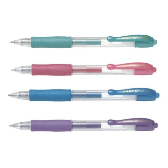 Pix cu gel Pilot G2 Metalic cu mecanism 0.7 mm 