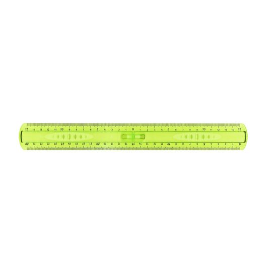 Rigla 30cm plastic maner EL30P