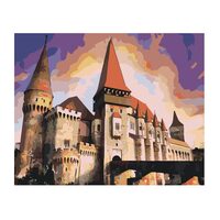Pictura pe numere 40x50 Castelul Corvinilor 2996