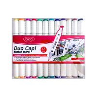 Marker grafic set 12 Duo Capi Daco - MK612