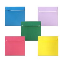 Plic 14x14 cm patrat color siliconic set 25 - PC1414F
