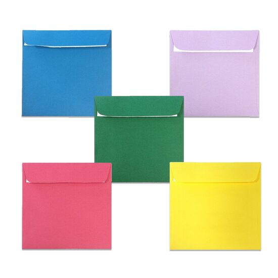 Plic 14x14 cm patrat color siliconic set 25 - PC1414F