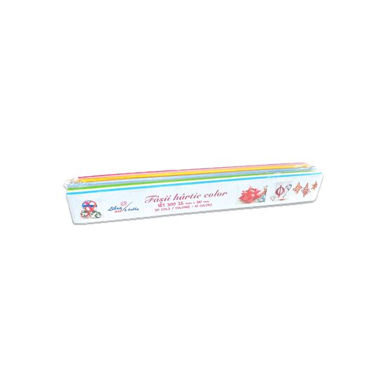 Fasii hartie set 300 25x210 color Libra