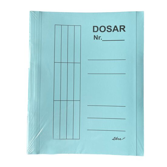 Dosar sina albastru pal set 10 Libra