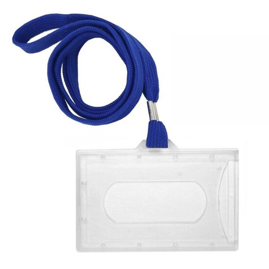 Ecuson cu snur albastru orizontal D.RECT