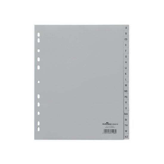 Index A4 A-Z Durable