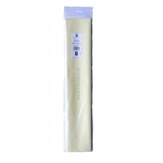 Hartie matase Tissue Paper 21g/mp set6 50x76cm Vanilla Yellow F072
