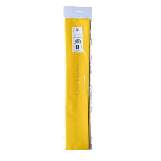 Hartie matase Tissue Paper 21g/mp set6 50x76cm Yellow F068