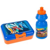 Set cutie pentru alimente + sticla Hot Wheels 447906