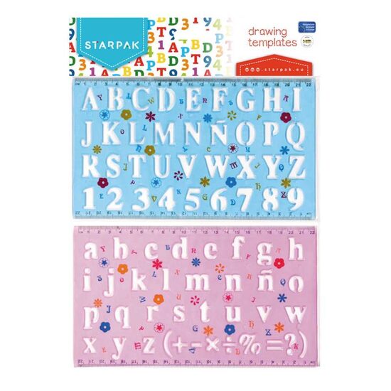 Sablon litere si cifre Starpak 276076