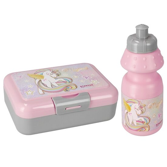 Set cutie alimente + sticla Unicorn 490063