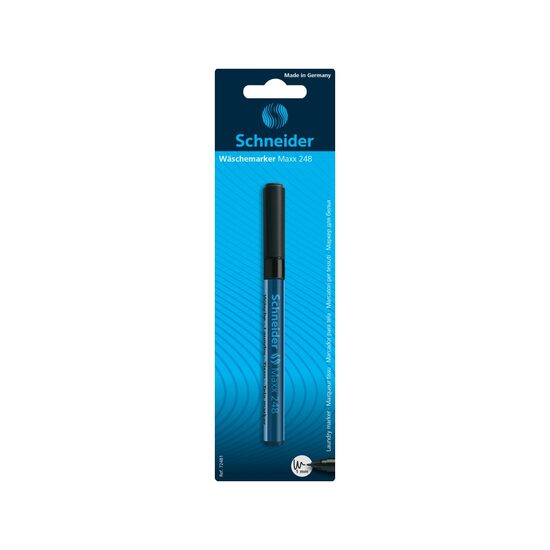 Marker permanent textile 1 mm negru 248 Schneider
