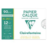 Calc A4 90/95g/mp 12 coli/plic Clairefontaine