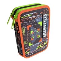 Penar echipat 3 fermoare 47 piese Fluo 64276