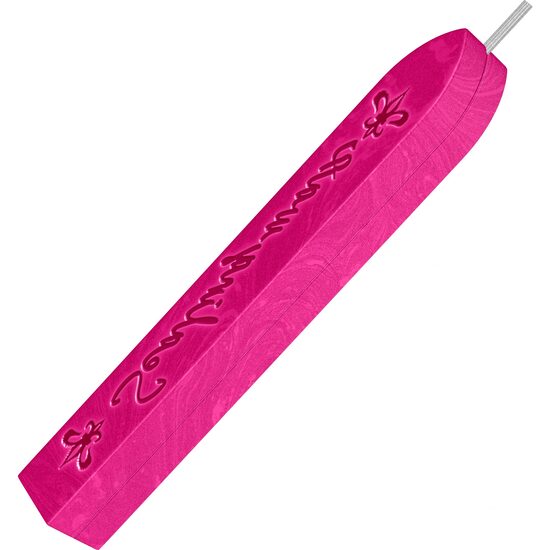 Baton ceara sigiliu neon fucsia cu fitil