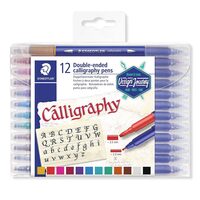 Marker caligrafie 2 capete set 12 - 3005TB