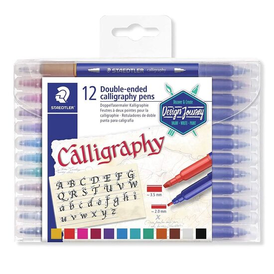 Marker caligrafie 2 capete set 12 - 3005TB