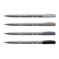 Pigment liner brush negru 372-99