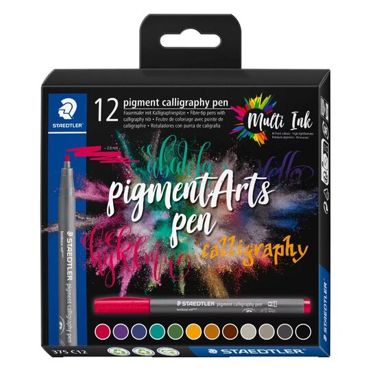 Pigment pen caligrafic  set 12 375-C12