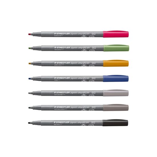 Pigment pen caligrafic negru intens 375-99
