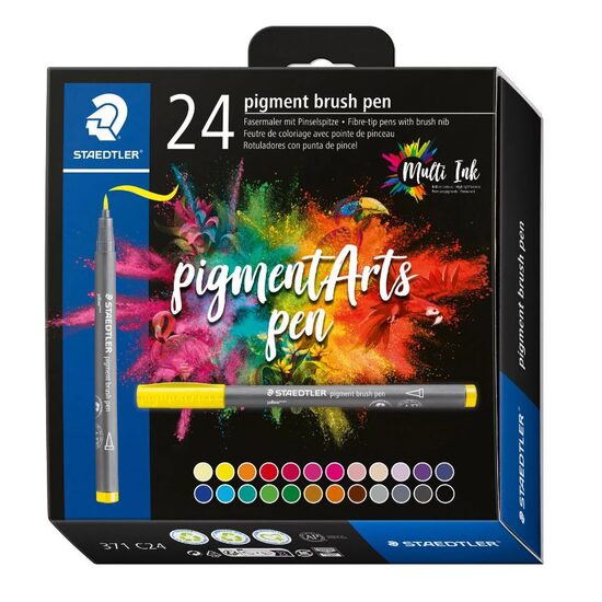 Pigment liner set 24 brush 371 C24