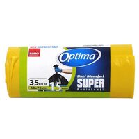 Sac menaj Optima 35L set 15 galben Sano