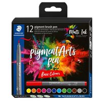 Pigment liner set 12 brush basic 371 C12-1