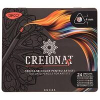 Creion color 24 cutie metalica Daco CC424