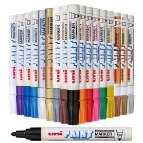 Marker vopsea Uni PX-20 28mm negru