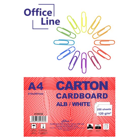 Carton A4 alb 120 gr top 250 coli 4120250