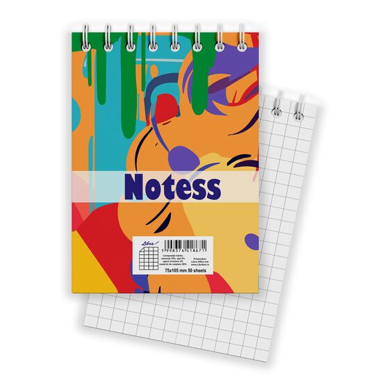 Notess A7 50 file, spirala, aritmetica