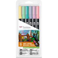 Marker Tombow set 6 Pastel Colours ABT-6P-2