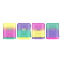 Ascutitoare plastic dubla cu container Sunset Milan