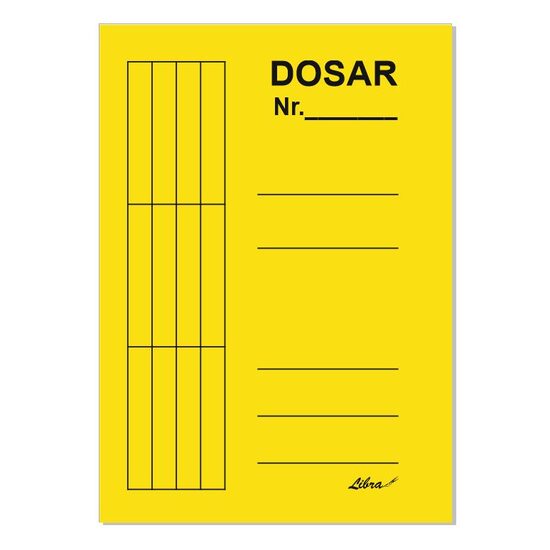 Dosar sina galben set.10 Libra
