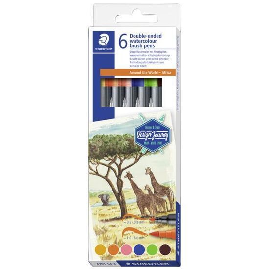 Carioca 2 capete varf pensula set 6 Africa ST 3001 C6-3