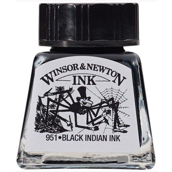 Tus indian negru 14ml Winsor & Newton 1005030