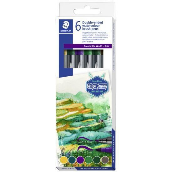 Carioca 2 capete varf pensula set 6 Asia ST 3001 C6-5