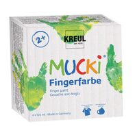 Finger paint Mucki set 4 150ml